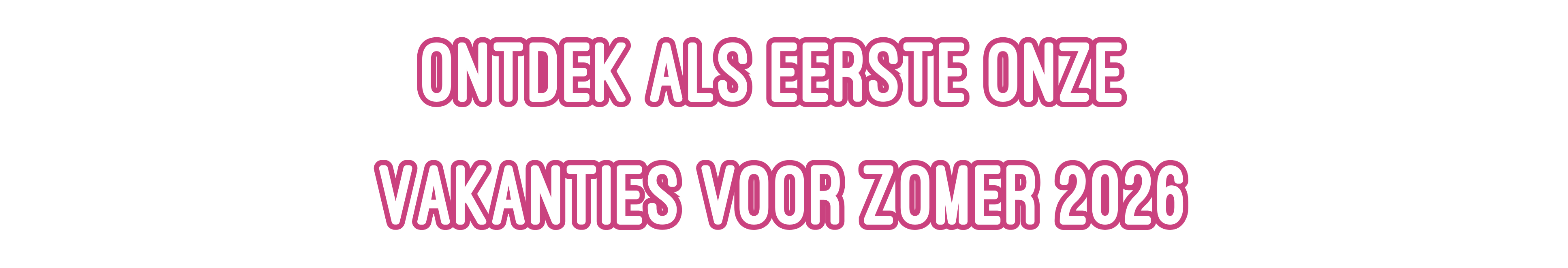 Ontdek als eerste het aanbod 2026